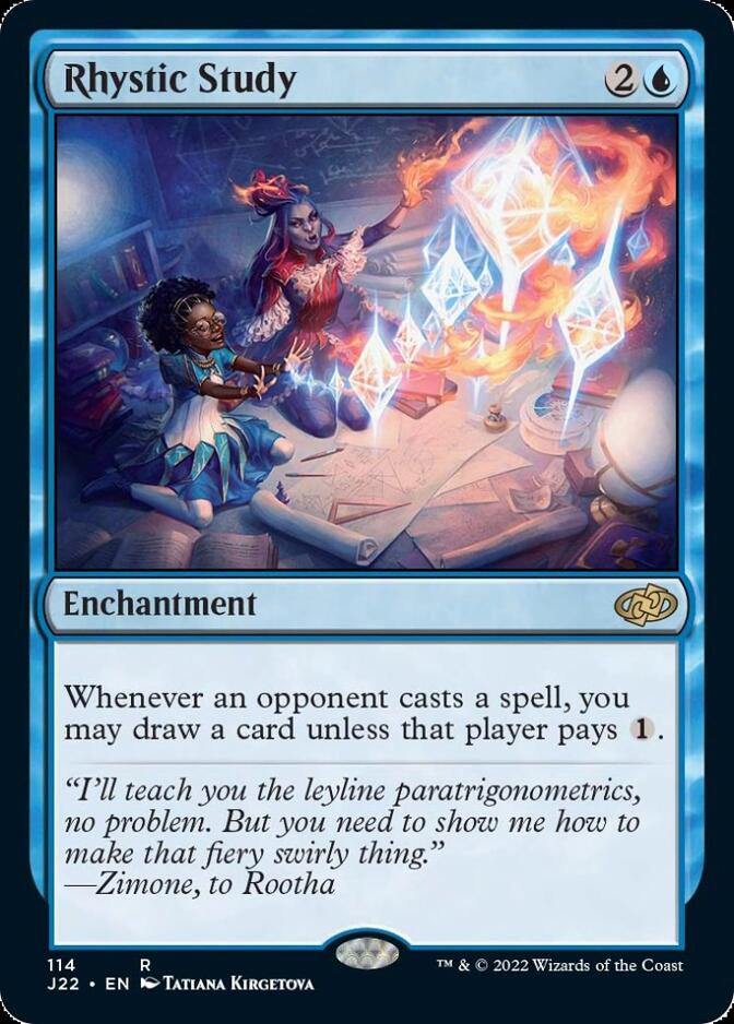 Rhystic Study [Jumpstart 2022] | Fandemonia Ltd