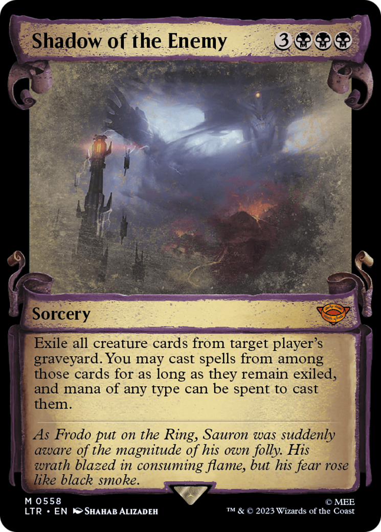 Shadow of the Enemy [The Lord of the Rings: Tales of Middle-Earth Showcase Scrolls] | Fandemonia Ltd