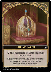 The Monarch // Elf Druid Double-Sided Token [Commander Masters Tokens] | Fandemonia Ltd