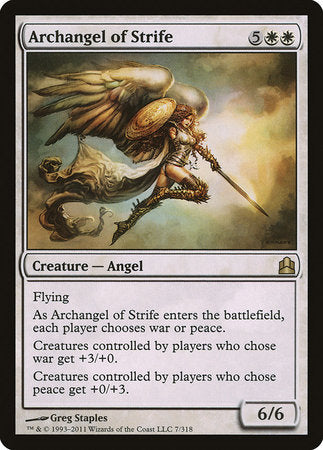 Archangel of Strife [Commander 2011] | Fandemonia Ltd