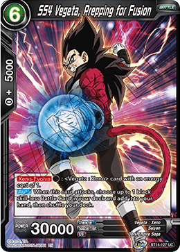 SS4 Vegeta, Prepping for Fusion (BT14-127) [Cross Spirits] | Fandemonia Ltd