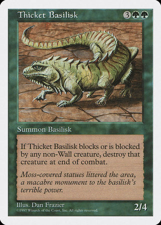 Thicket Basilisk [Fifth Edition] | Fandemonia Ltd