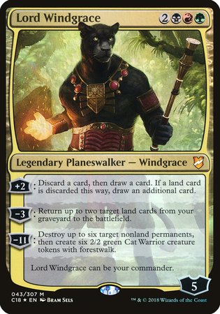 Lord Windgrace (Commander 2018) [Commander 2018 Oversized] | Fandemonia Ltd