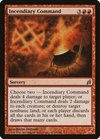 Incendiary Command [Lorwyn] | Fandemonia Ltd