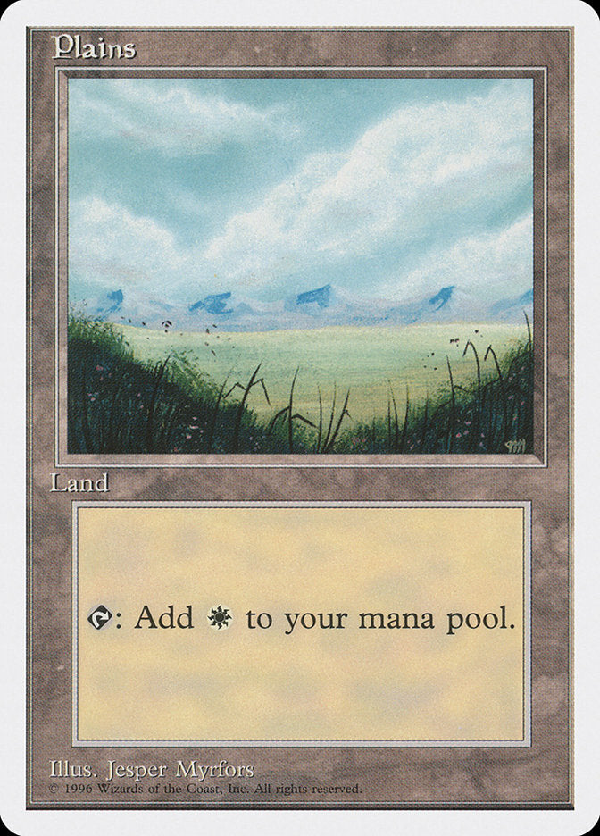 Plains (No Trees, Signature on Bottom Right) [Introductory Two-Player Set] | Fandemonia Ltd
