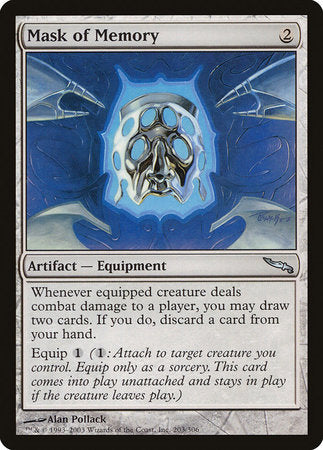 Mask of Memory [Mirrodin] | Fandemonia Ltd