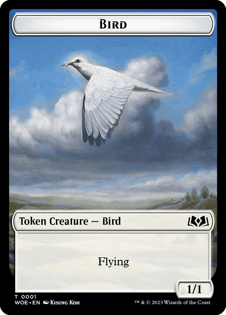 Bird Token [Wilds of Eldraine Tokens] | Fandemonia Ltd