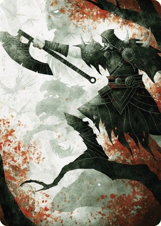 Garruk's Uprising Art Card [Wilds of Eldraine Art Series] | Fandemonia Ltd