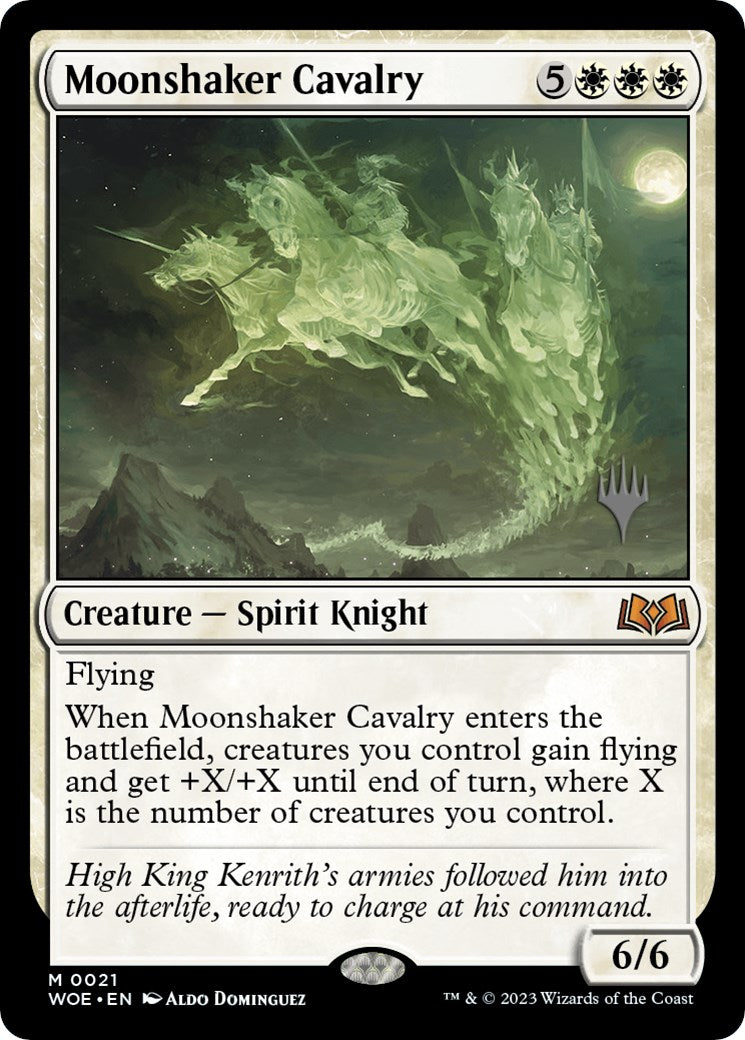 Moonshaker Cavalry (Promo Pack) [Wilds of Eldraine Promos] | Fandemonia Ltd