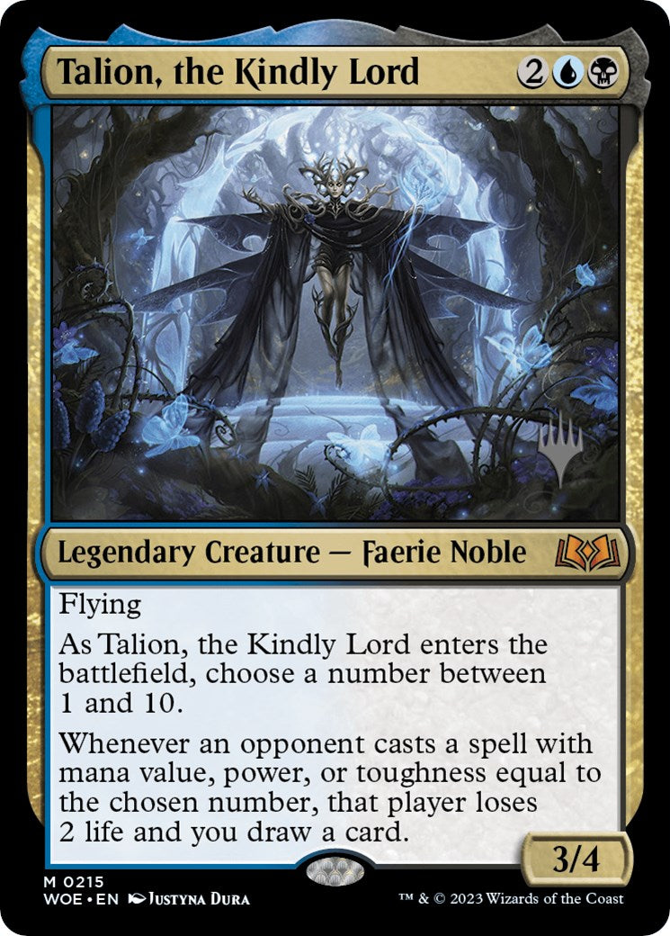 Talion, the Kindly Lord (Promo Pack) [Wilds of Eldraine Promos] | Fandemonia Ltd
