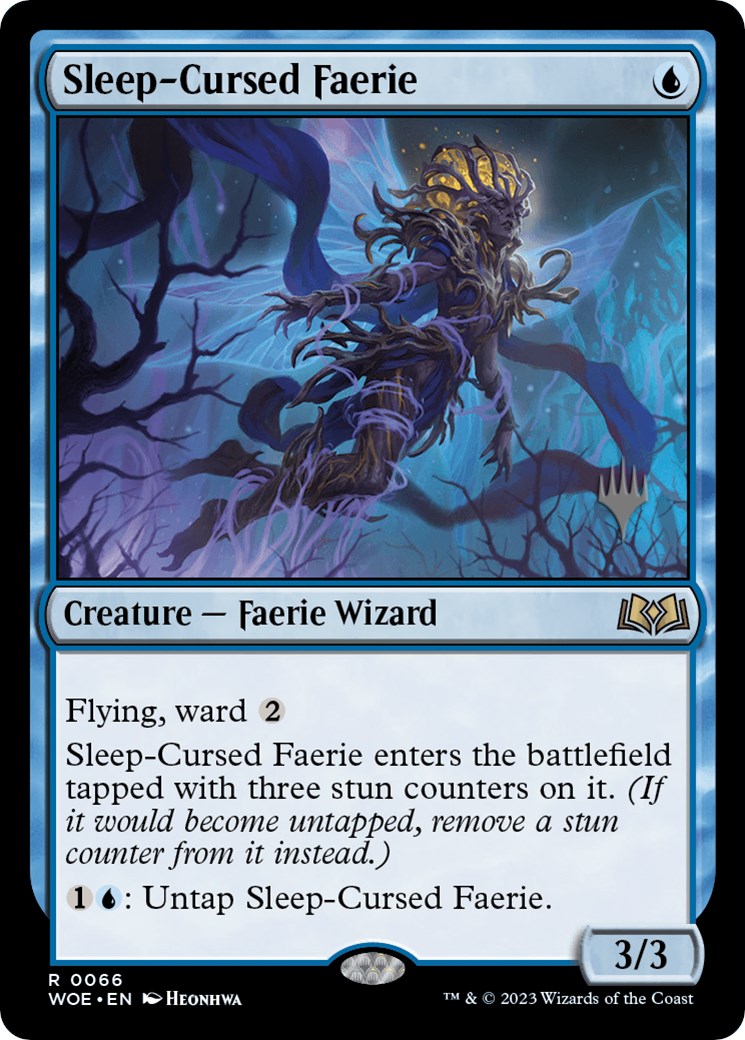 Sleep-Cursed Faerie (Promo Pack) [Wilds of Eldraine Promos] | Fandemonia Ltd