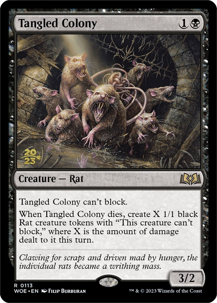 Tangled Colony [Wilds of Eldraine Prerelease Promos] | Fandemonia Ltd