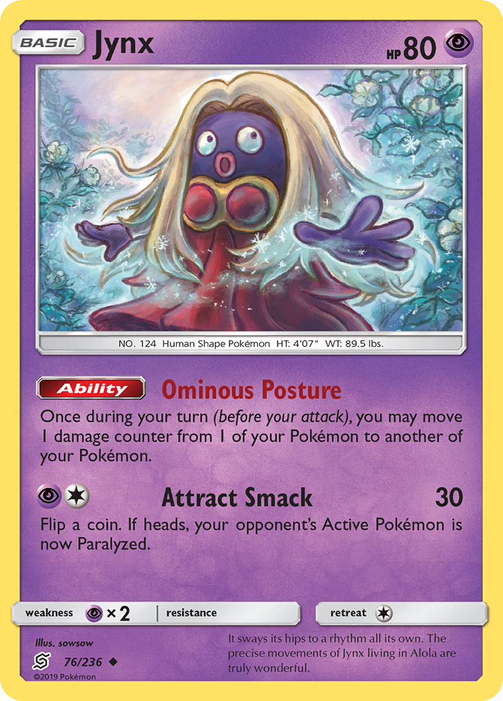 Jynx (76/236) [Sun & Moon: Unified Minds] | Fandemonia Ltd