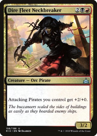 Dire Fleet Neckbreaker [Rivals of Ixalan] | Fandemonia Ltd