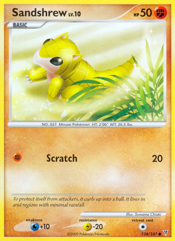 Sandshrew (124/147) [Platinum: Supreme Victors] | Fandemonia Ltd