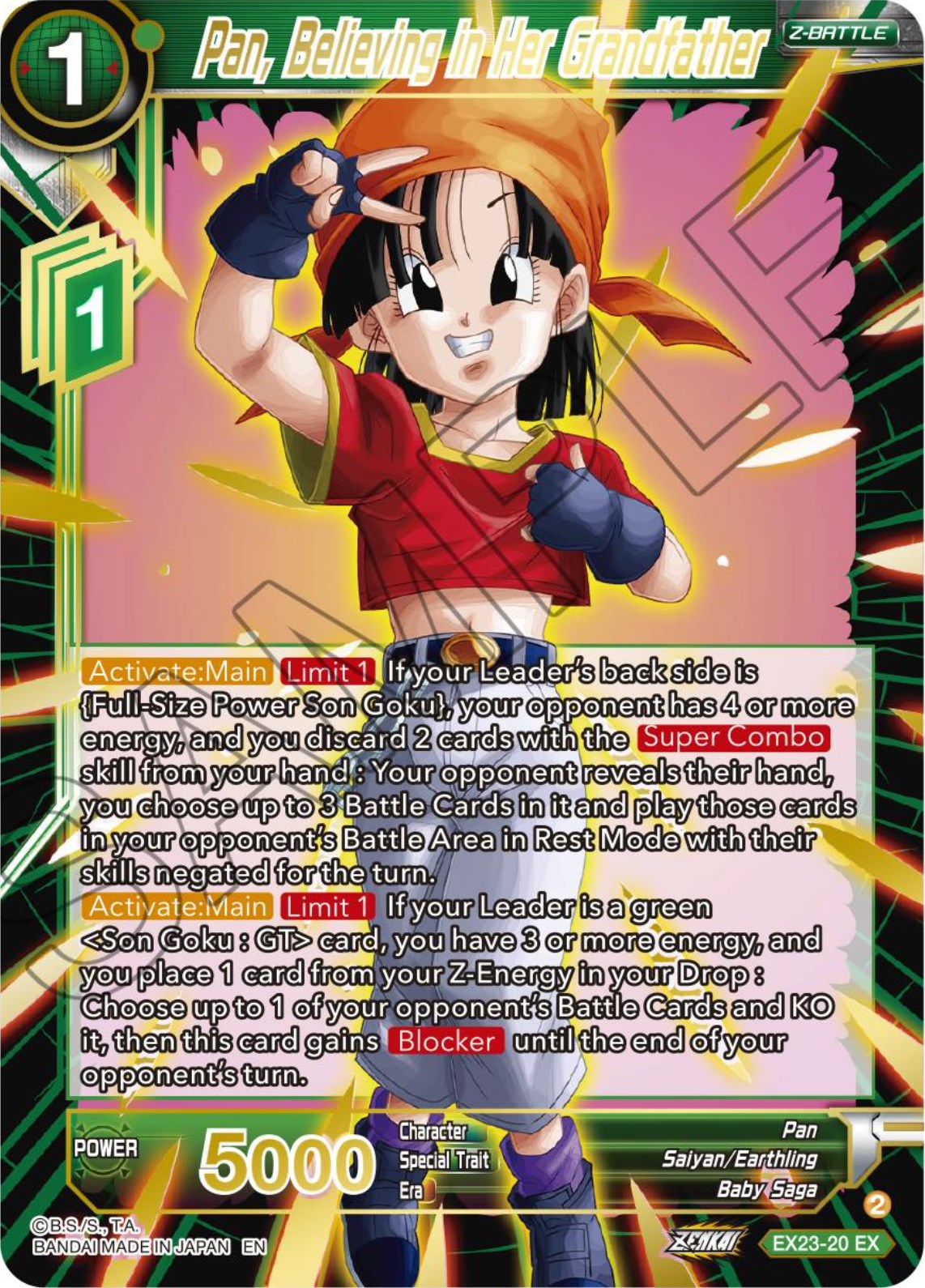 Pan, Believing in Her Grandfather (EX23-20) [Premium Anniversary Box 2023] | Fandemonia Ltd