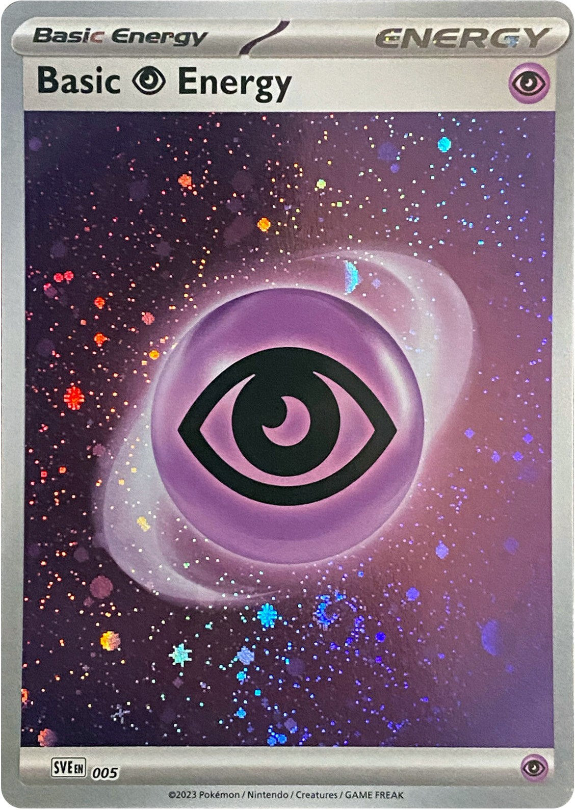 Basic Psychic Energy (005) (Cosmos Holo) [Scarlet & Violet: Base Set] | Fandemonia Ltd