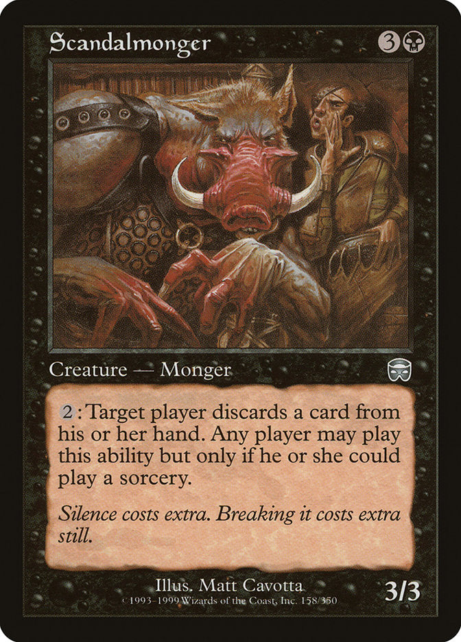 Scandalmonger [Mercadian Masques] | Fandemonia Ltd