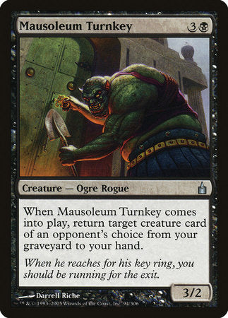 Mausoleum Turnkey [Ravnica: City of Guilds] | Fandemonia Ltd
