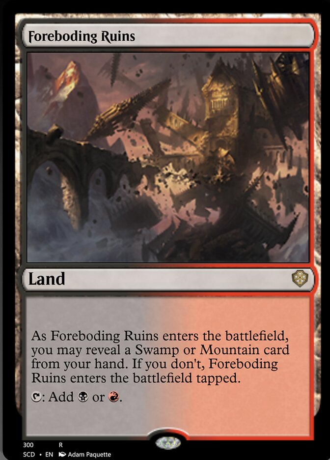 Foreboding Ruins [Starter Commander Decks] | Fandemonia Ltd