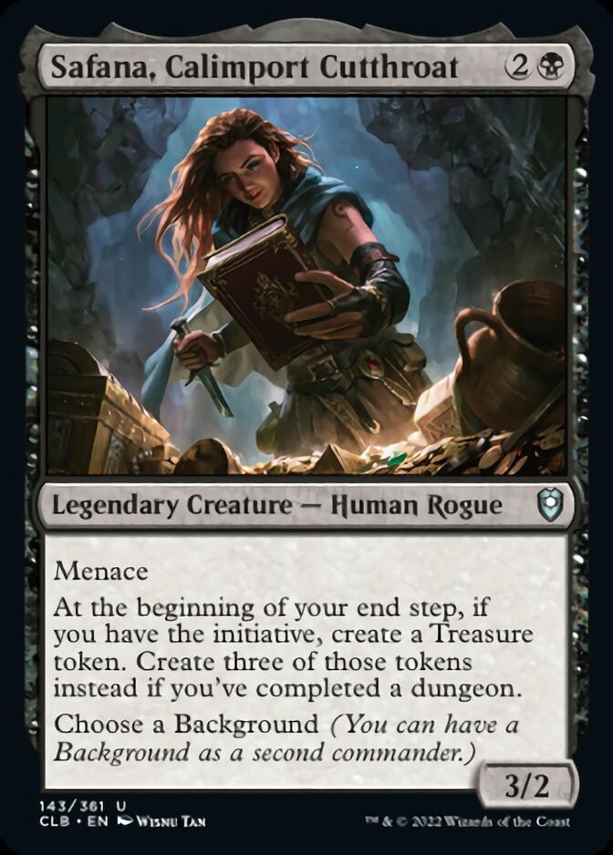Safana, Calimport Cutthroat [Commander Legends: Battle for Baldur's Gate] | Fandemonia Ltd