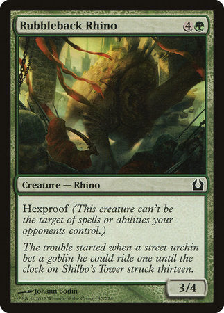 Rubbleback Rhino [Return to Ravnica] | Fandemonia Ltd