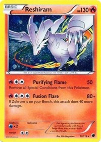 Reshiram (17/116) (Cosmos Holo) [Black & White: Plasma Freeze] | Fandemonia Ltd