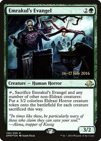 Emrakul's Evangel [Eldritch Moon Promos] | Fandemonia Ltd