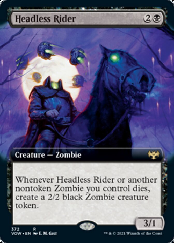 Headless Rider (Extended) [Innistrad: Crimson Vow] | Fandemonia Ltd