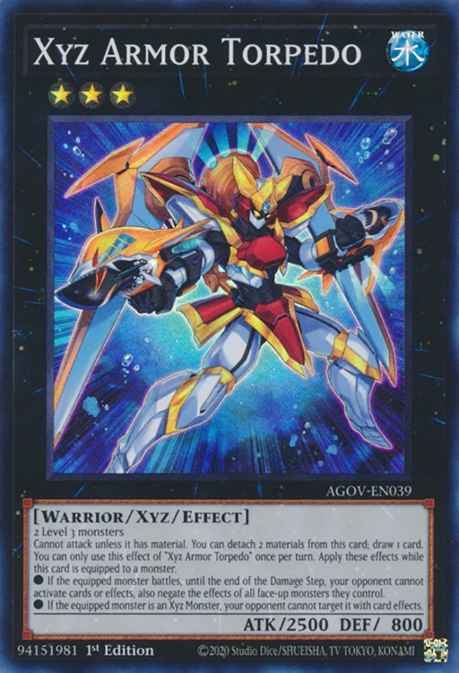 Xyz Armor Torpedo [AGOV-EN039] Super Rare | Fandemonia Ltd