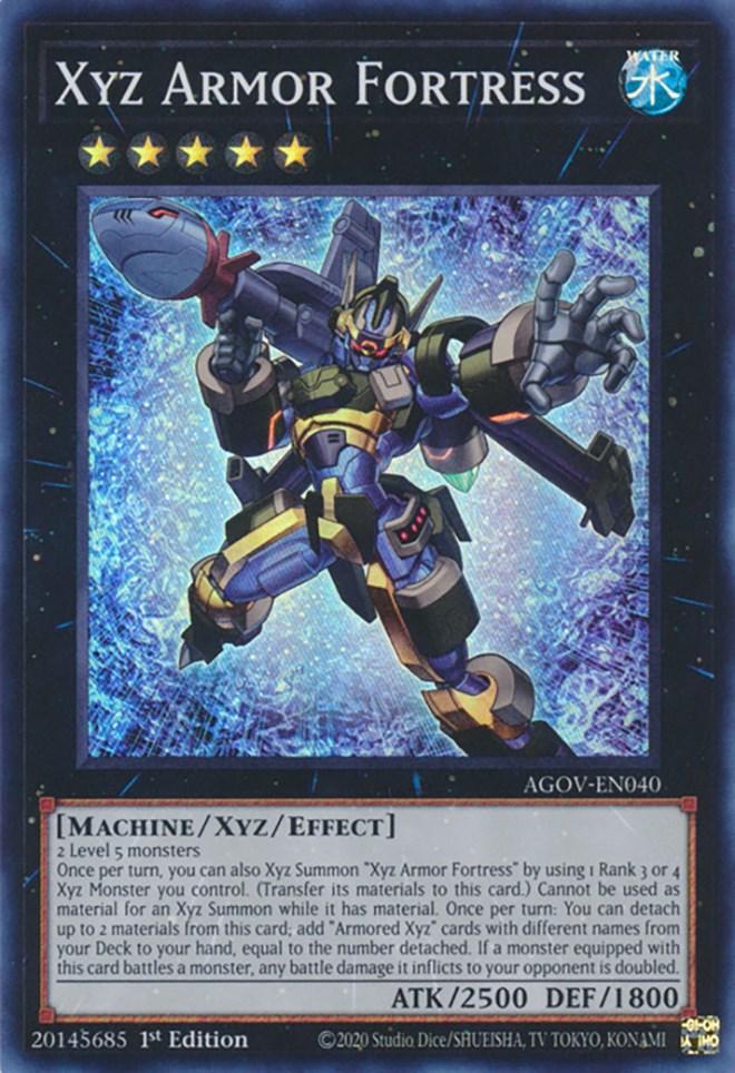 Xyz Armor Fortress [AGOV-EN040] Super Rare | Fandemonia Ltd