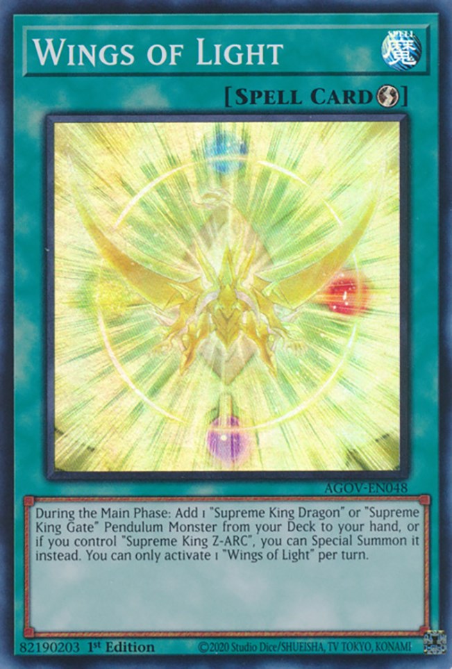 Wings of Light [AGOV-EN048] Super Rare | Fandemonia Ltd