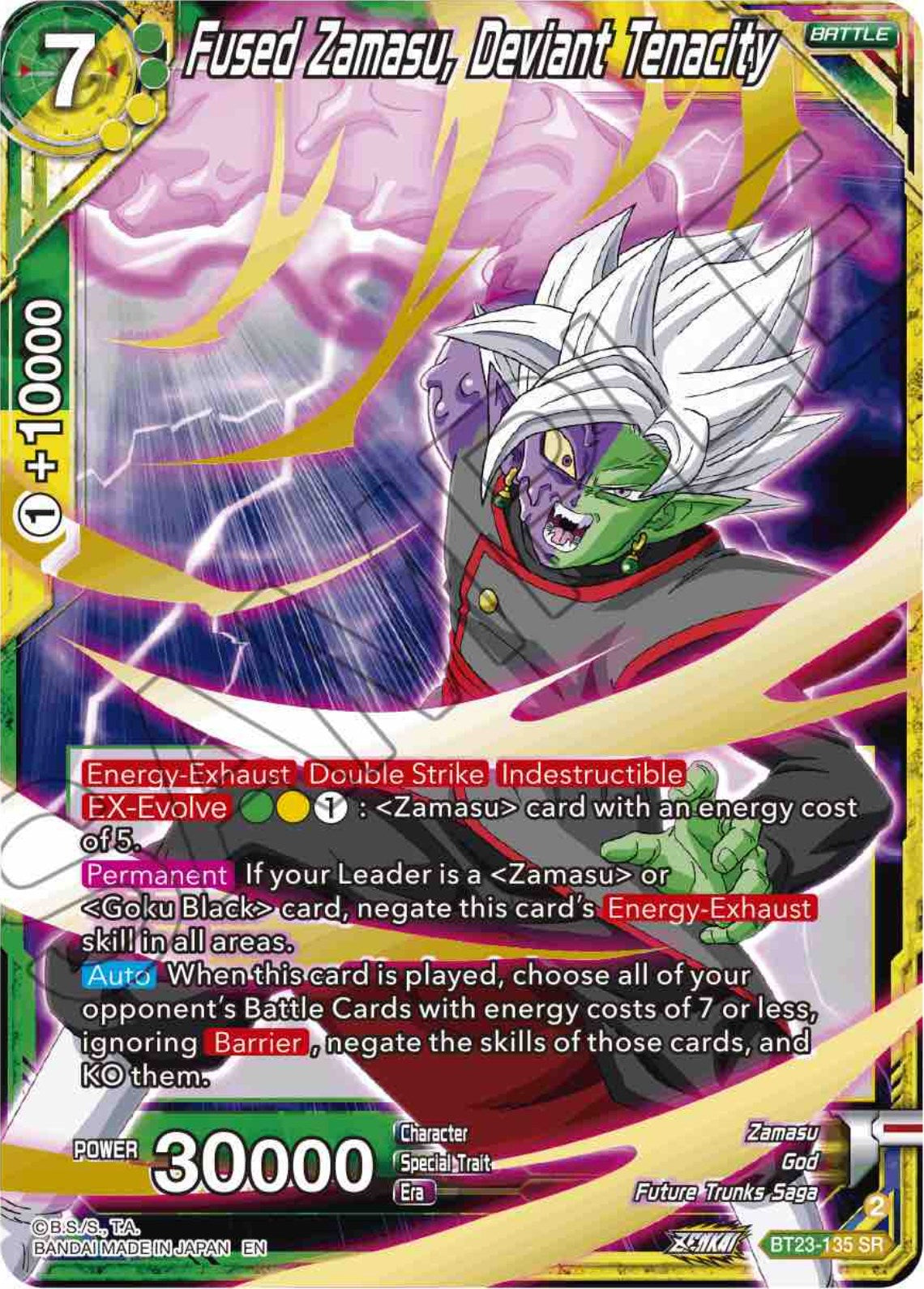 Fused Zamasu, Deviant Tenacity (BT23-135) [Perfect Combination] | Fandemonia Ltd