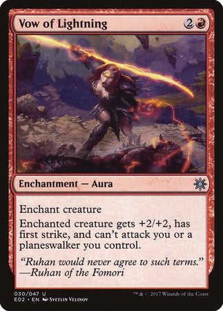 Vow of Lightning [Explorers of Ixalan] | Fandemonia Ltd