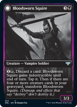 Bloodsworn Squire // Bloodsworn Knight [Innistrad: Double Feature] | Fandemonia Ltd