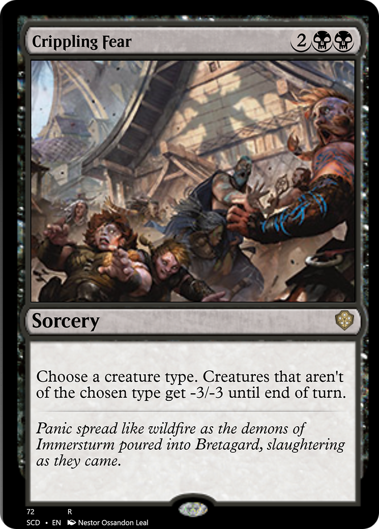Crippling Fear [Starter Commander Decks] | Fandemonia Ltd