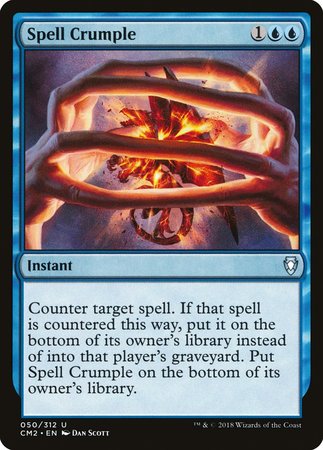 Spell Crumple [Commander Anthology Volume II] | Fandemonia Ltd