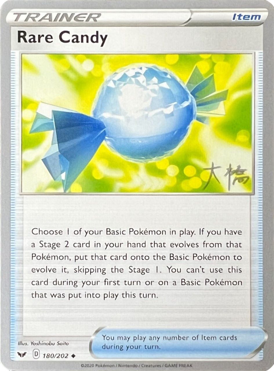 Rare Candy (180/202) (Ice Rider Palkia - Rikuto Ohashi) [World Championships 2022] | Fandemonia Ltd