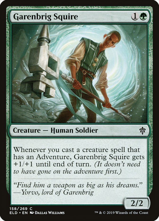 Garenbrig Squire [Throne of Eldraine] | Fandemonia Ltd