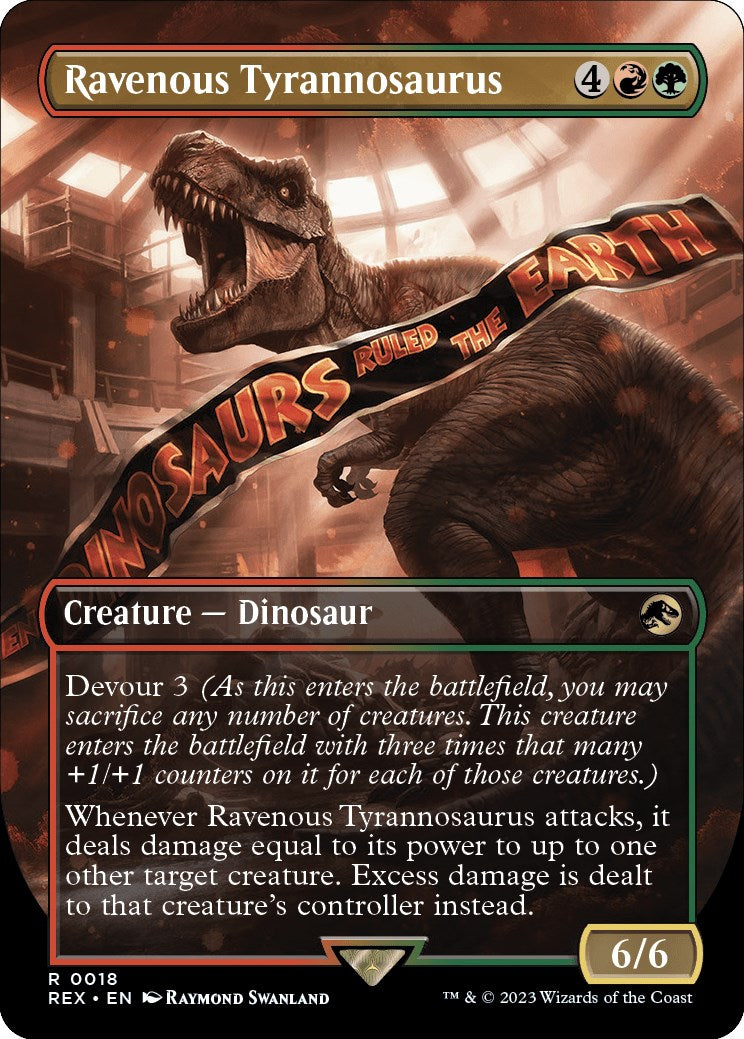 Ravenous Tyrannosaurus (Borderless) [Jurassic World Collection] | Fandemonia Ltd