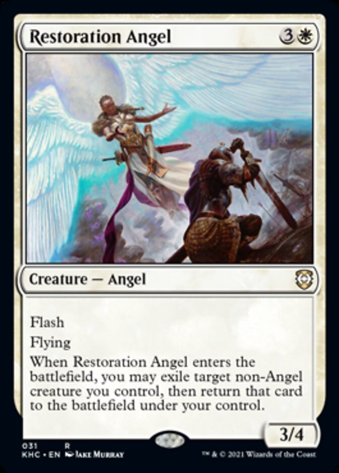 Restoration Angel [Kaldheim Commander] | Fandemonia Ltd
