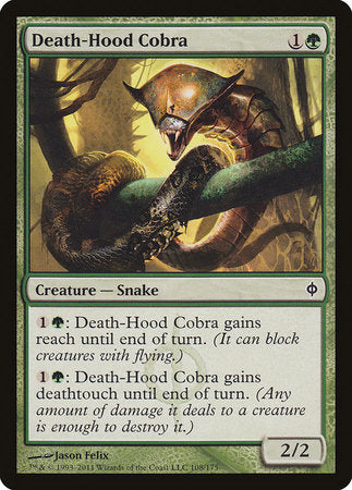 Death-Hood Cobra [New Phyrexia] | Fandemonia Ltd