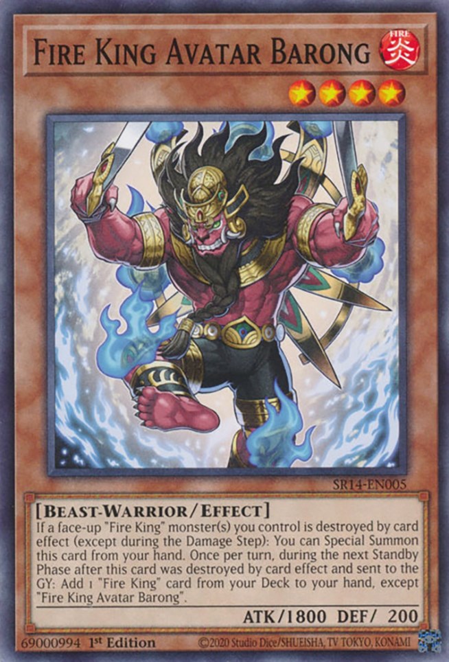 Fire King Avatar Barong [SR14-EN005] Common | Fandemonia Ltd