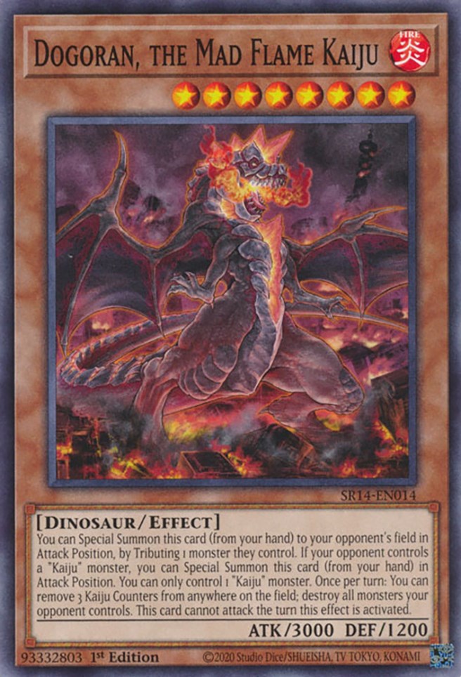 Dogoran, the Mad Flame Kaiju [SR14-EN014] Common | Fandemonia Ltd
