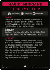 Strictly Better (Magic Minigame) [The Lost Caverns of Ixalan Minigame] | Fandemonia Ltd