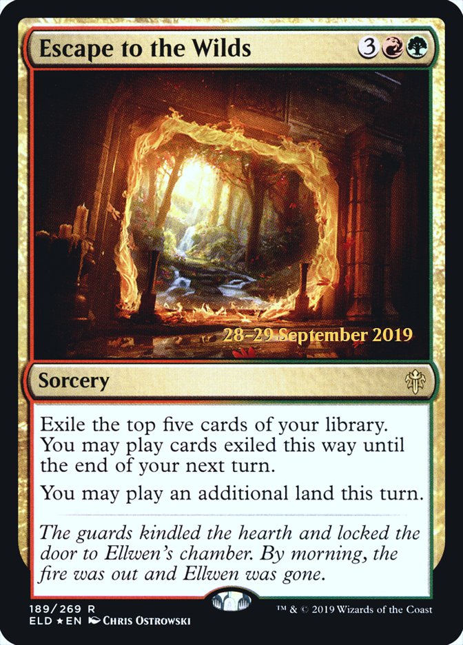 Escape to the Wilds  [Throne of Eldraine Prerelease Promos] | Fandemonia Ltd