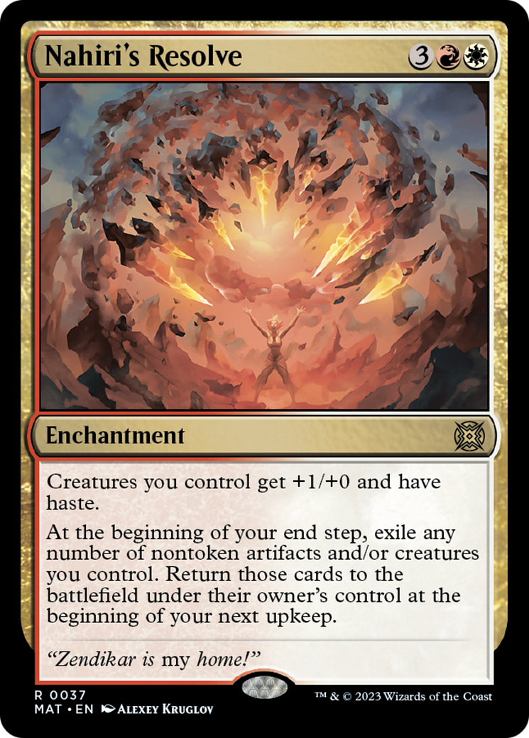 Nahiri's Resolve [March of the Machine: The Aftermath] | Fandemonia Ltd