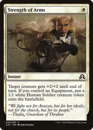 Strength of Arms [Shadows over Innistrad] | Fandemonia Ltd