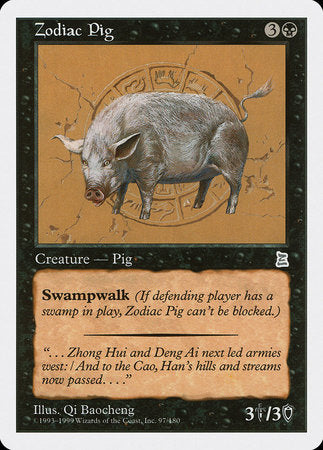 Zodiac Pig [Portal Three Kingdoms] | Fandemonia Ltd