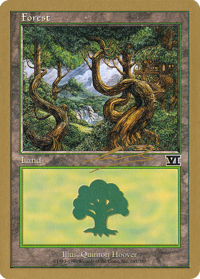 Forest (nl347) (Nicolas Labarre) [World Championship Decks 2000] | Fandemonia Ltd